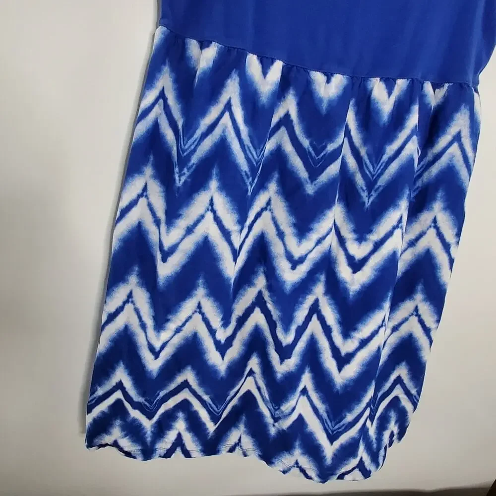 Gap Brand Blue & White lined midi  tank dress Size XXL - Picture 7 of 7